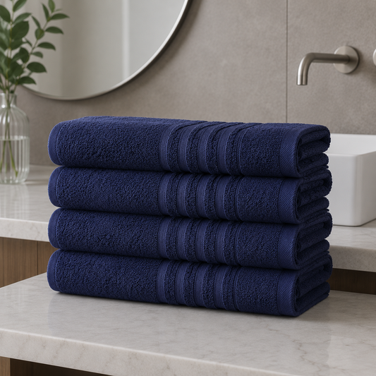 Primark Home 100% Cotton Super Soft Navy Towel